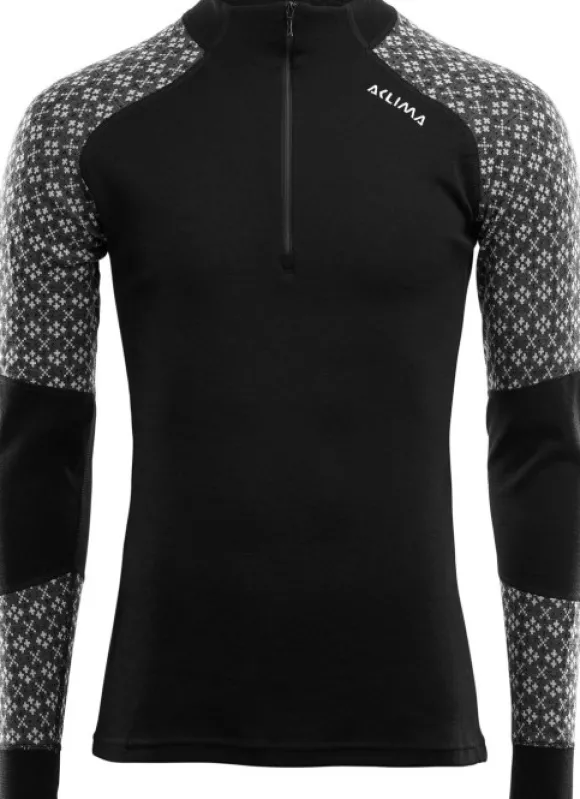 Aclima DesignWool Glitre Mockneck Alm kerrastopaita