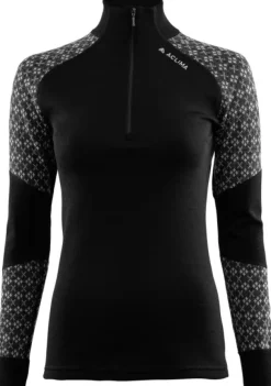 Aclima Designwool Glitre Mockneck Alm naisten kerrastopaita