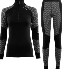 Aclima Designwool Glitre naisten kerrastovaatesetti