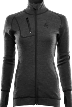 Aclima DoubleWool -naisten merinovillatakki (Marengo/Jet Black)