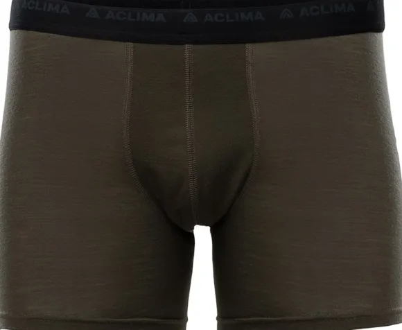 Aclima LightWool 140 Boxer miesten bokserit, maastonvihreä