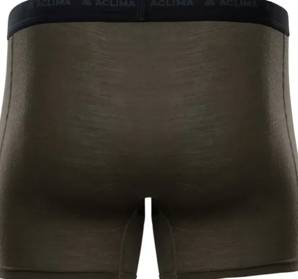 Aclima LightWool 140 Boxer miesten bokserit, maastonvihreä