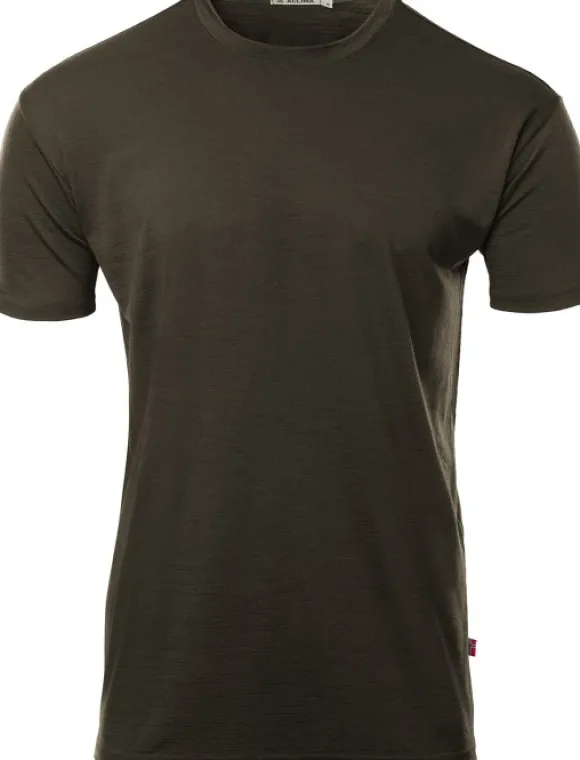 Aclima LightWool 180 Classic Tee t-paita, maastonvihreä
