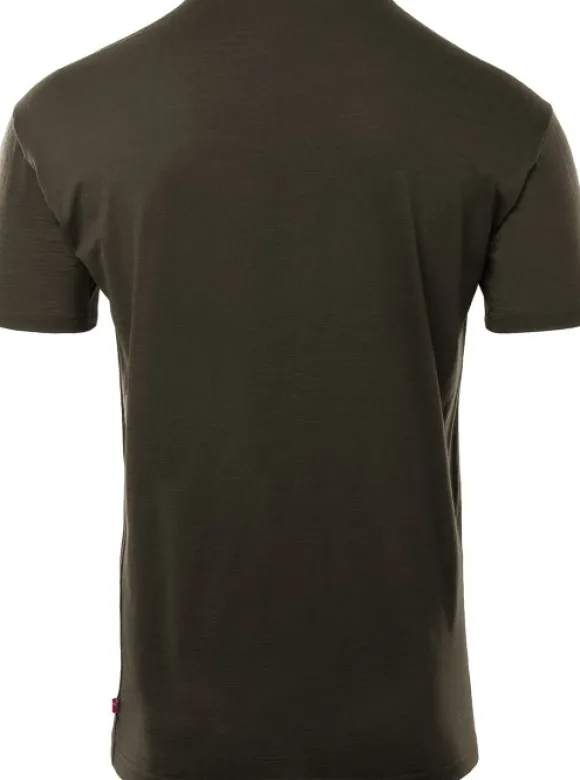 Aclima LightWool 180 Classic Tee t-paita, maastonvihreä