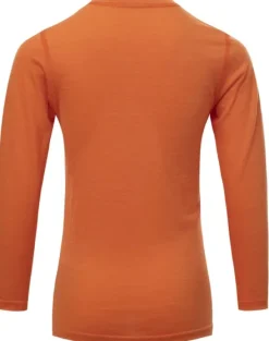 Aclima LightWool 140 Crewneck Children Orange Tiger