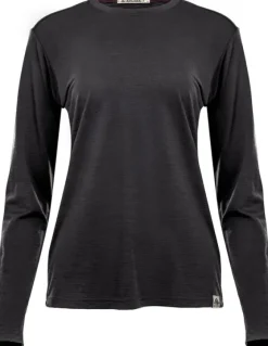 Aclima LightWool 180 Crewneck naisten pitkähihainen paita, tummanharmaa