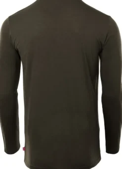 Aclima LightWool 180 Crewneck pitkähihainen, maastonvihreä