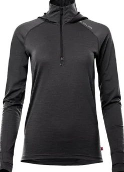 Aclima LightWool 180 Hoodie naisten merinohuppari, tummanharmaa