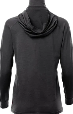 Aclima LightWool 180 Hoodie naisten merinohuppari, tummanharmaa