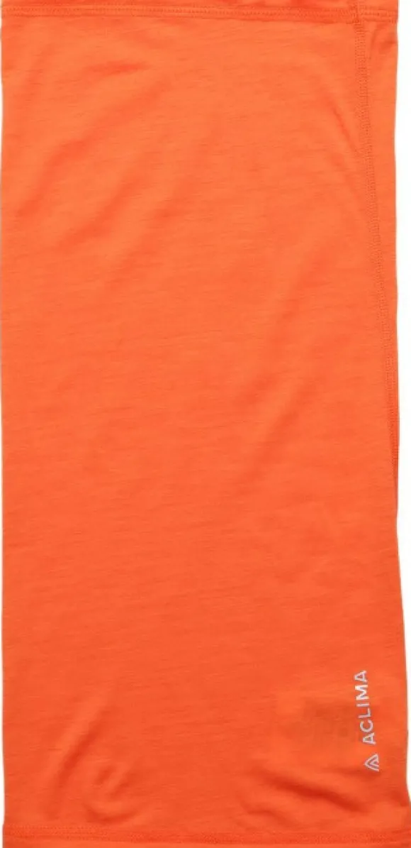 Aclima Lightwool Headover päähine, Orange Tiger