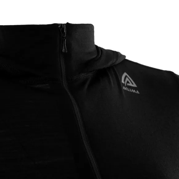 Aclima LightWool Hoodie naisten kerrastopaita, Jet Black