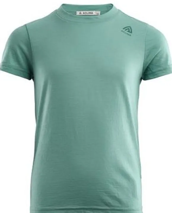 Aclima LightWool Junior t-paita, Oil Blue