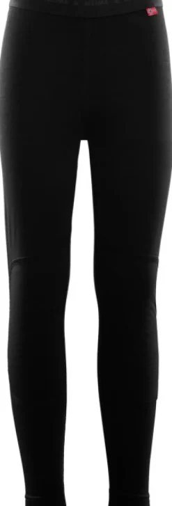 Aclima LightWool Merino Junior -aluskerrastohousut (Jet Black)