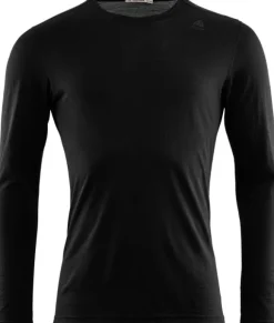 Aclima LightWool miesten pitkähihainen merinopaita, musta