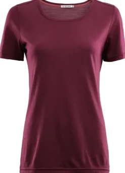 Aclima LightWool naisten t-paita, Zinfandel