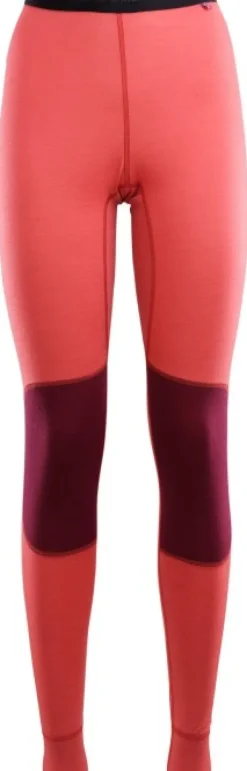 Aclima Lightwool Reinforced Longs naisten merinovillapitkikset, Baked Apple/Zinfandel