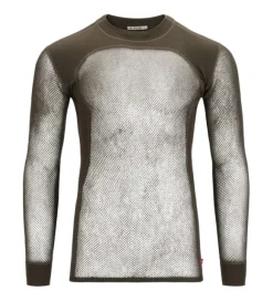 Aclima verkkokerrasto WoolNet Crewneck + Longs Tarmac miesten