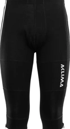 Aclima WarmWool 3/4 summit miesten merinopitkikset, musta