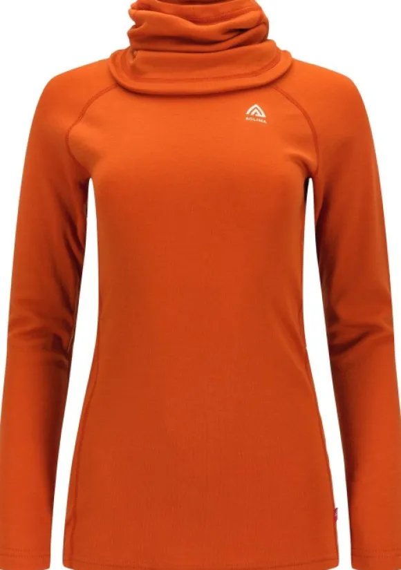Aclima WarmWool Hoodsweater V2 naisten kerrastopaita, Gold Flame