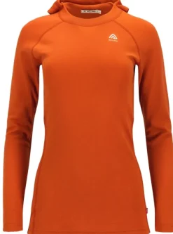 Aclima WarmWool Hoodsweater V2 naisten kerrastopaita, Gold Flame