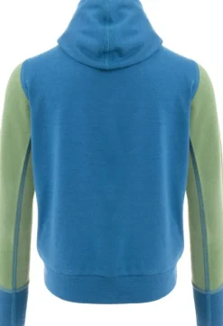 Aclima WarmWool Hoodsweater lasten kerrastopaita, Corsair/Dill