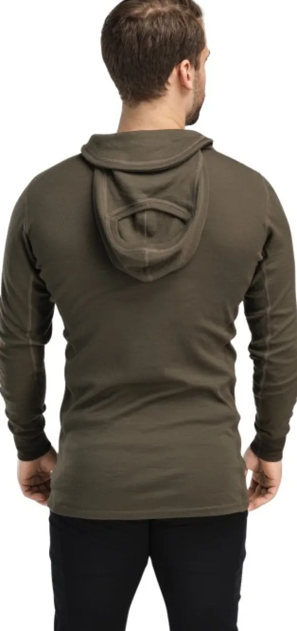 Aclima WarmWool Hoodsweater V2 kerrastopaita, Tarmac
