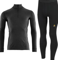 Aclima WarmWool kerrastosetti, Marengo/Jet Black
