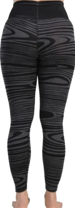 Aclima WarmWool Longs High Waist naisten kerrastohousut, Black Motion