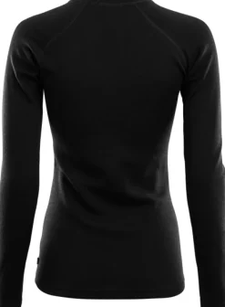 Aclima WarmWool Merino -naisten aluskerrastopaita (Jet Black)