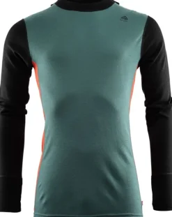 Aclima WarmWool merinohuppari, North Atlantic/Jet Black/Red Clay