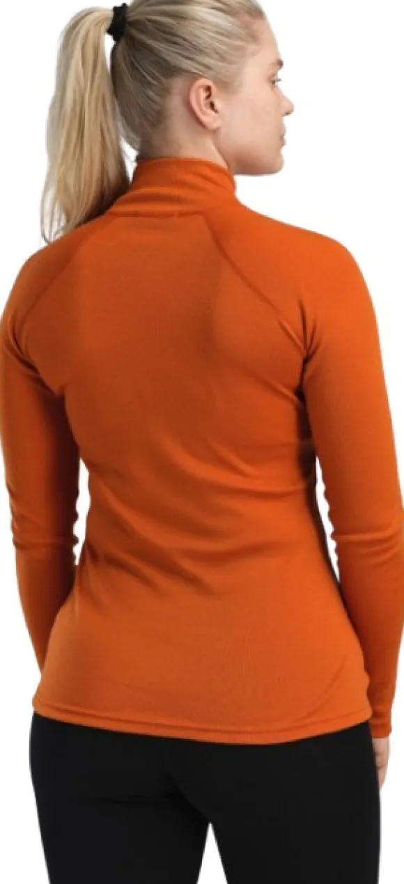 Aclima WarmWool Mockneck naisten kerrastopaita, Gold Flame