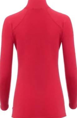 Aclima WarmWool Mockneck naisten kerrastopaita, Jester Red