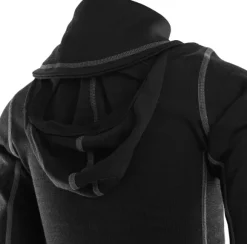 Aclima WarmWool Overall juniorin merinovillahaalari, musta