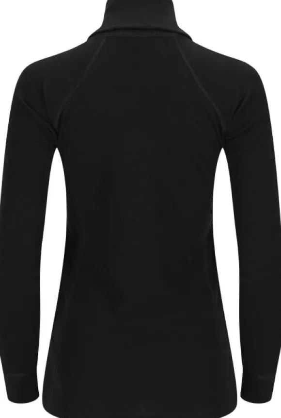 Aclima WarmWool Polo naisten kerrastopaita, Jet Black