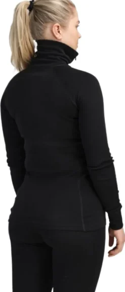 Aclima WarmWool Polo naisten kerrastopaita, Jet Black
