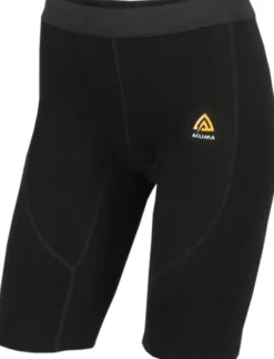 Aclima WarmWool Shorts Long Woman Jet Black