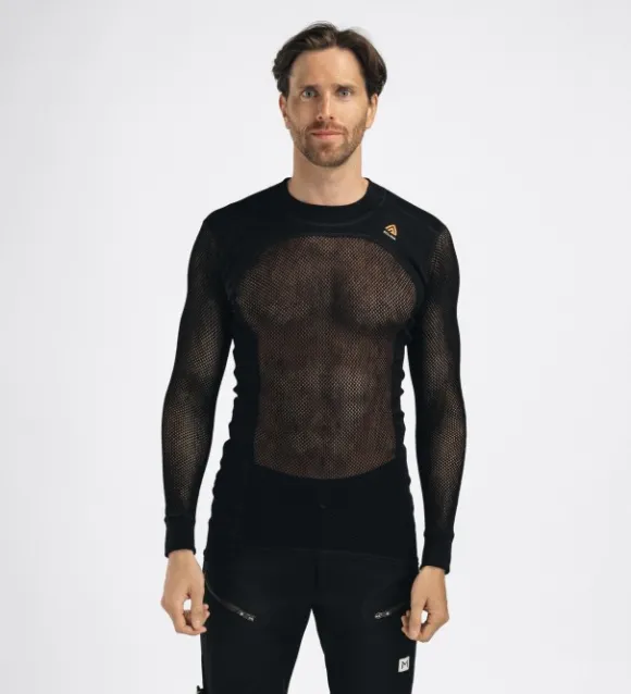 Aclima WN crew neck aluskerrastopaita, musta