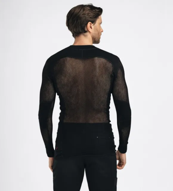 Aclima WN crew neck aluskerrastopaita, musta