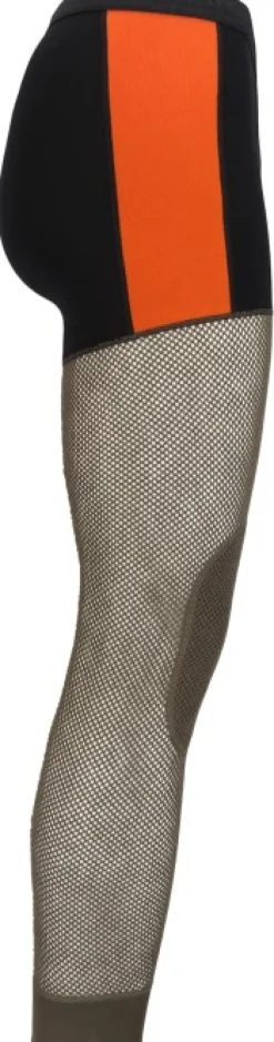 Aclima WoolNet Hybrid Longs kerrastohousut, Jet Black/Tarmac/Gold Flame