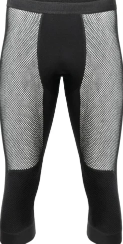 Aclima WoolNet kerrastohousut ¾-lahkeella, musta