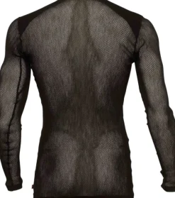 Aclima WoolNet Light Crewneck verkkoaluspaita, musta