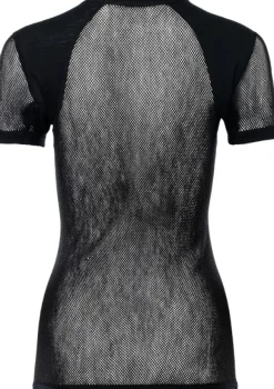 Aclima WoolNet Light T-shirt naisten kerrastopaita, musta