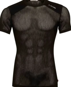 Aclima WoolNet Light T-Shirt lyhythihainen verkkoaluspaita, musta