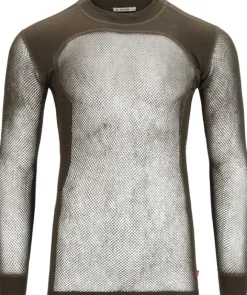 Aclima WoolNet Original Crewneck kerrastopaita, Tarmac