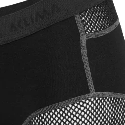 Aclima WoolNet Shorts Long Woman Jet Black