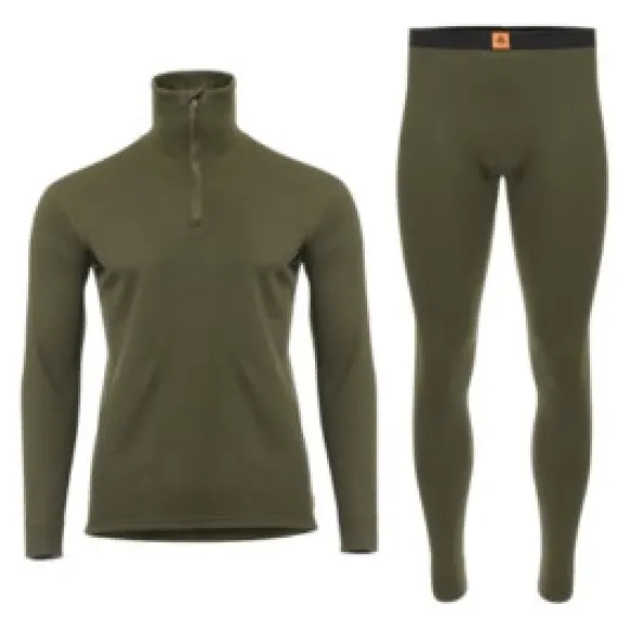 Aclima WoolTerry kerrastosetti, Olive Night