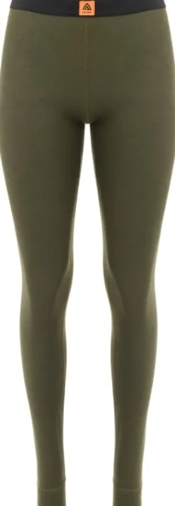 Aclima WoolTerry Longs naisten kerrastohousut, Olive Night