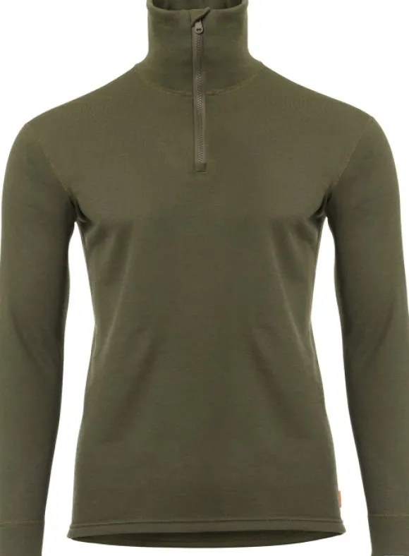 Aclima WoolTerry Polo kerrastopaita, Olive Night