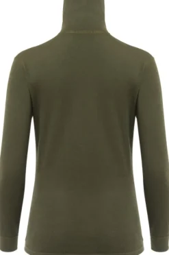 Aclima WoolTerry Polo naisten kerrastopaita, Olive Night