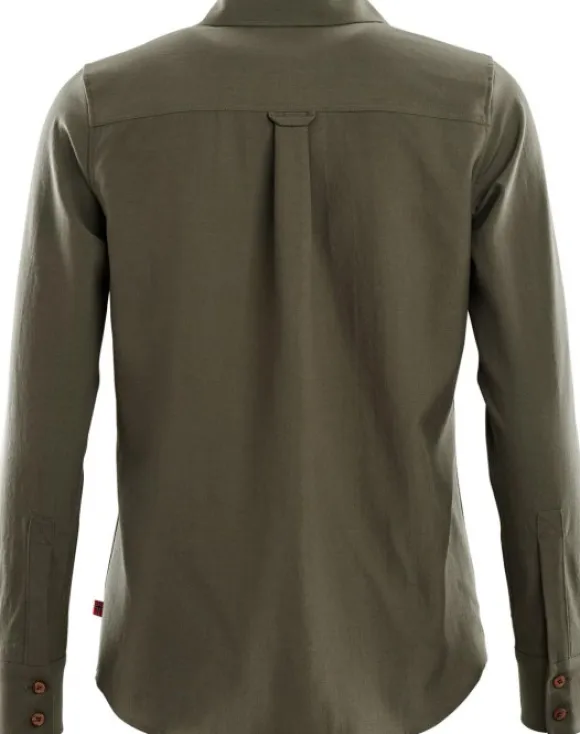 Aclima Woven Wool Shirt Woman Ranger Green